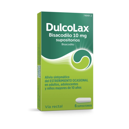 DULCOLAXO BISACODILO 10 MG 6 SUPOSITORIOS