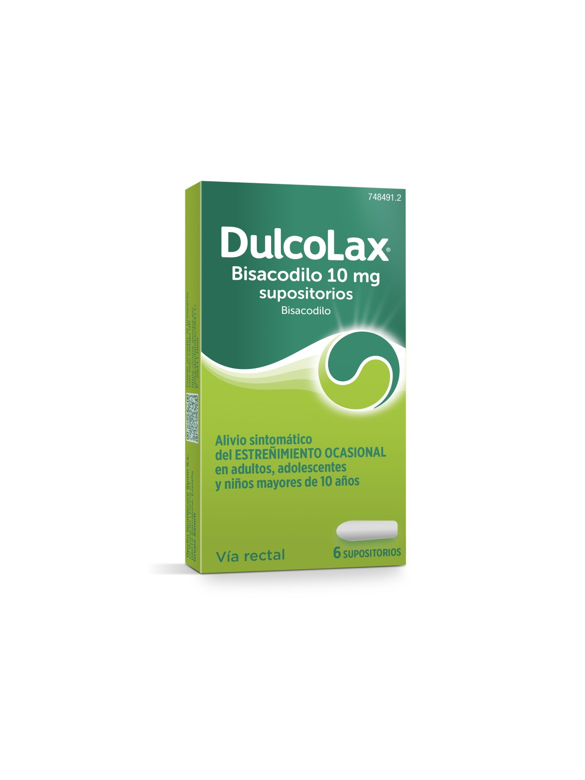DULCOLAXO BISACODILO 10 MG 6 SUPOSITORIOS