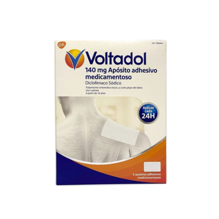VOLTADOL 140 MG 5 APOSITOS ADHESIVOS MEDICAMENTO