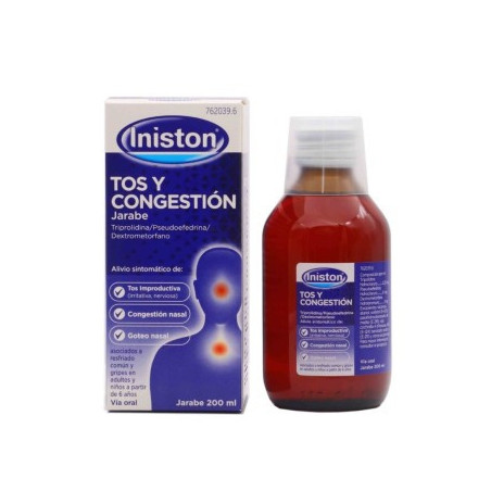 INISTON TOS Y CONGESTION JARABE 1 FRASCO 200 ML