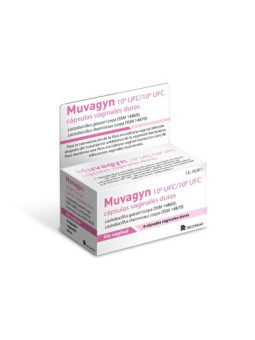 MUVAGYN 10^8 UFC/ 10^8 UFC 8 CAPSULAS VAGINALES