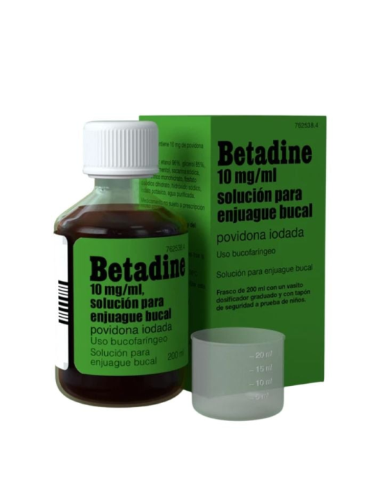 BETADINE BUCAL 100 MG/ML SOLUCION BUCAL 1 FRASCO