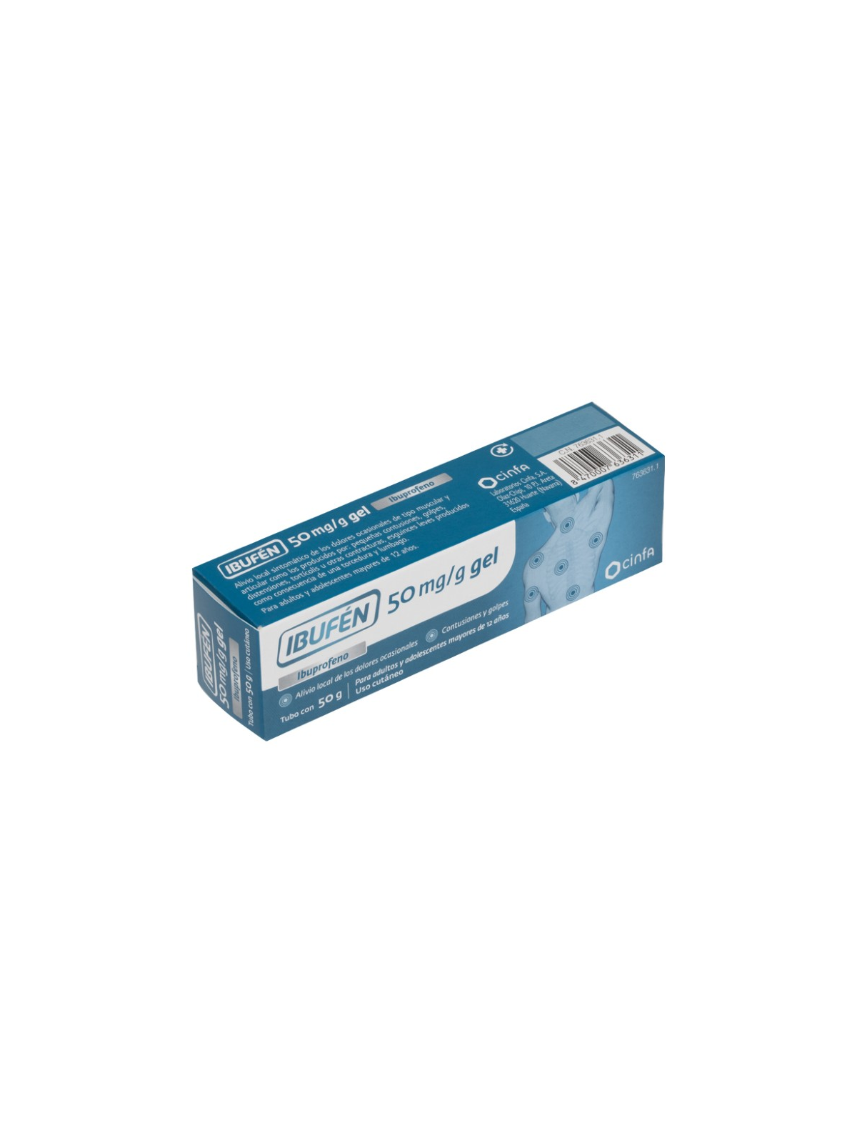 IBUFEN 50 MG/G GEL CUTANEO 1 TUBO 50 G