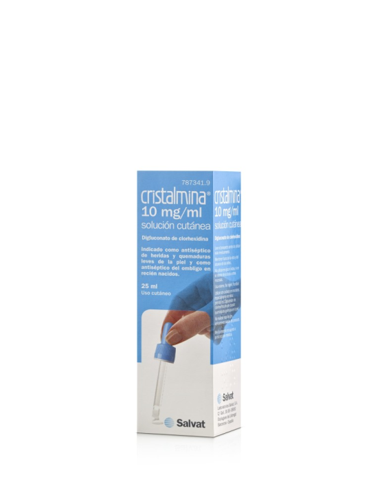 CRISTALMINA 10 MG/ML SOLUCION CUTANEA 1 FRASCO 2