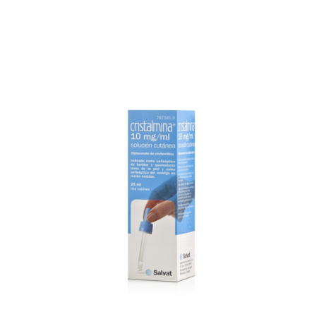 CRISTALMINA 10 MG/ML SOLUCION CUTANEA 1 FRASCO 2