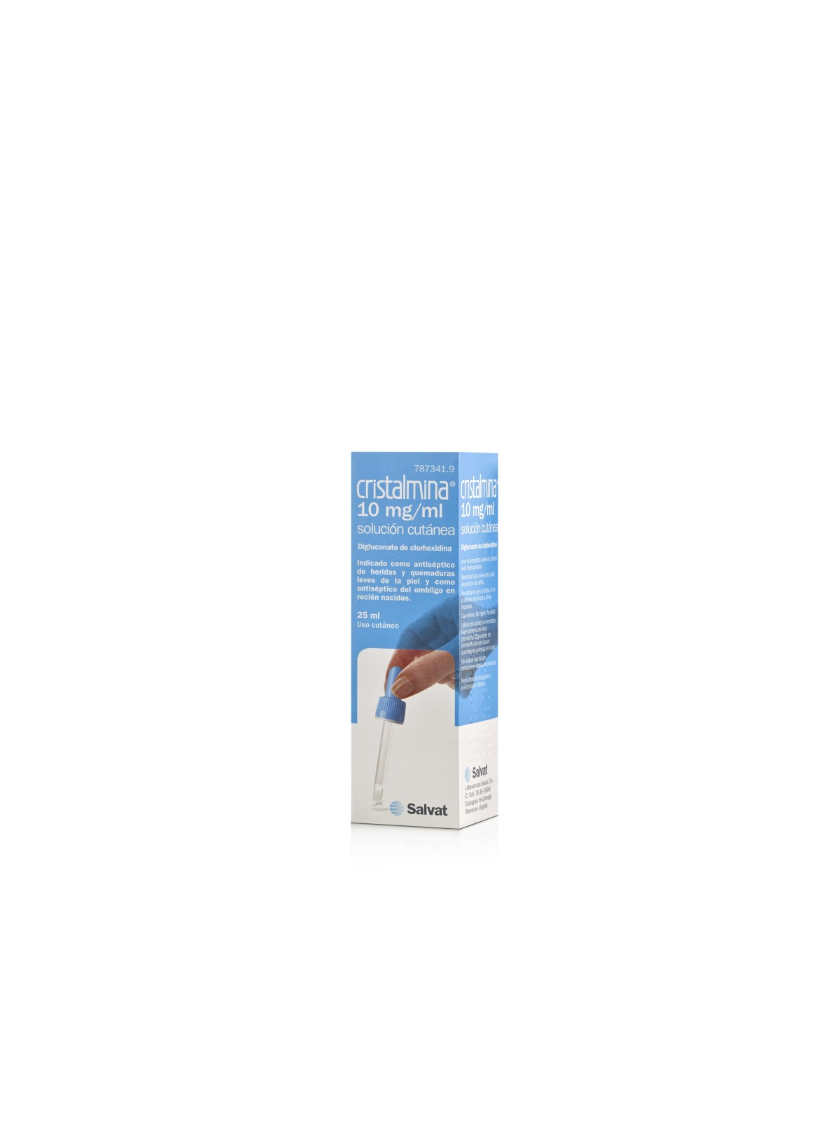 CRISTALMINA 10 MG/ML SOLUCION CUTANEA 1 FRASCO 2