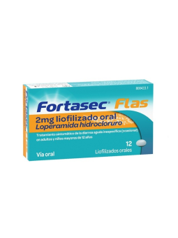 FORTASEC FLAS 2 MG 12 LIOFILIZADOS ORALES