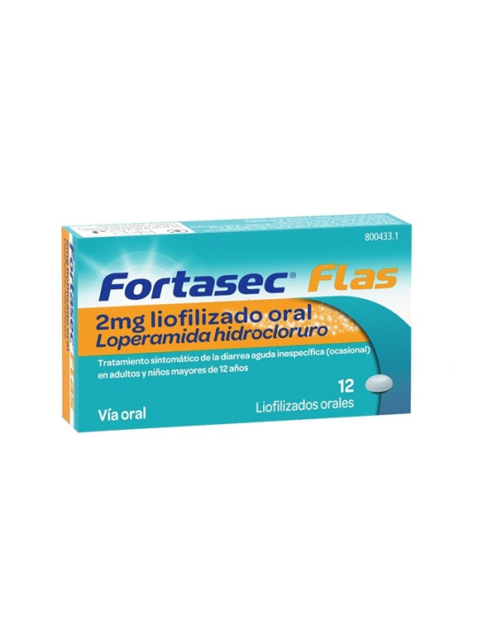 FORTASEC FLAS 2 MG 12 LIOFILIZADOS ORALES
