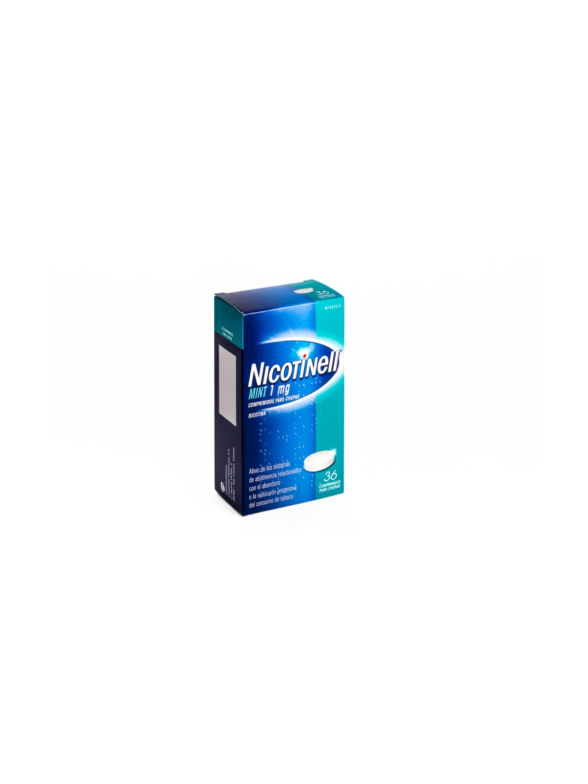 NICOTINELL MINT 1 MG 36 COMPRIMIDOS PARA CHUPAR