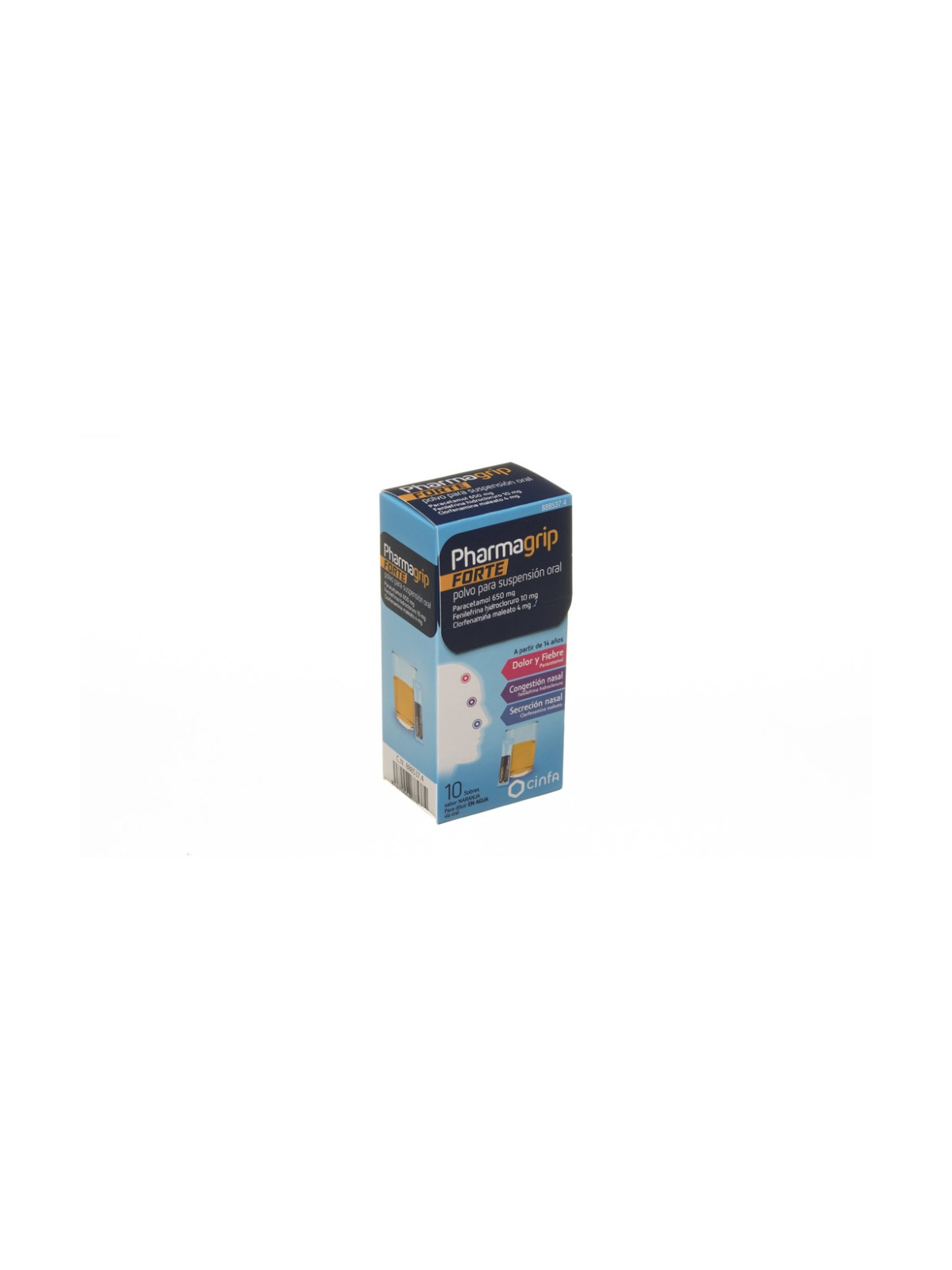PHARMAGRIP FORTE 10 SOBRES POLVO PARA SUSPENSION