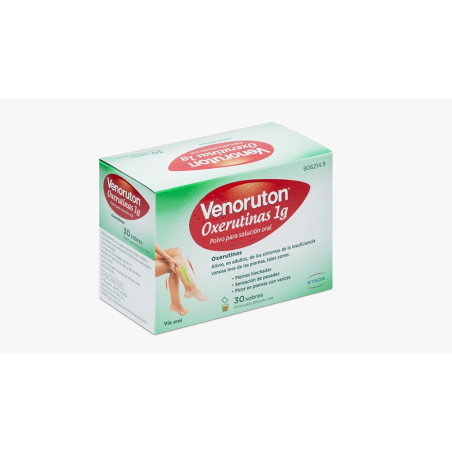 VENORUTON OXERUTINAS 1 G 30 SOBRES POLVO PARA SO