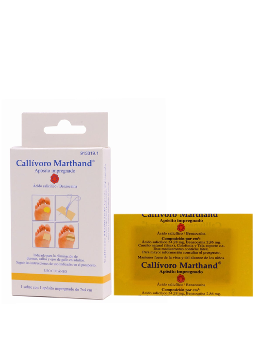 CALLIVORO MARTHAND 1 APOSITO IMPREGNADO 7 X 4 CM