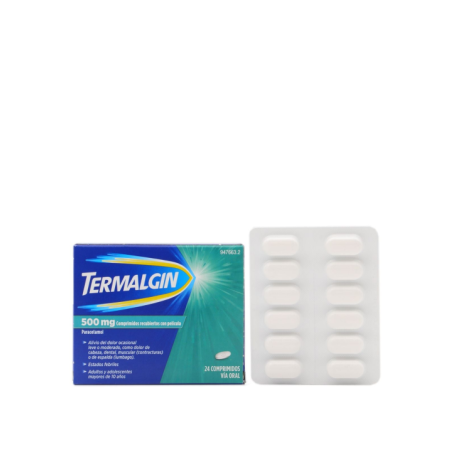 TERMALGIN 500 MG 24 COMPRIMIDOS RECUBIERTOS