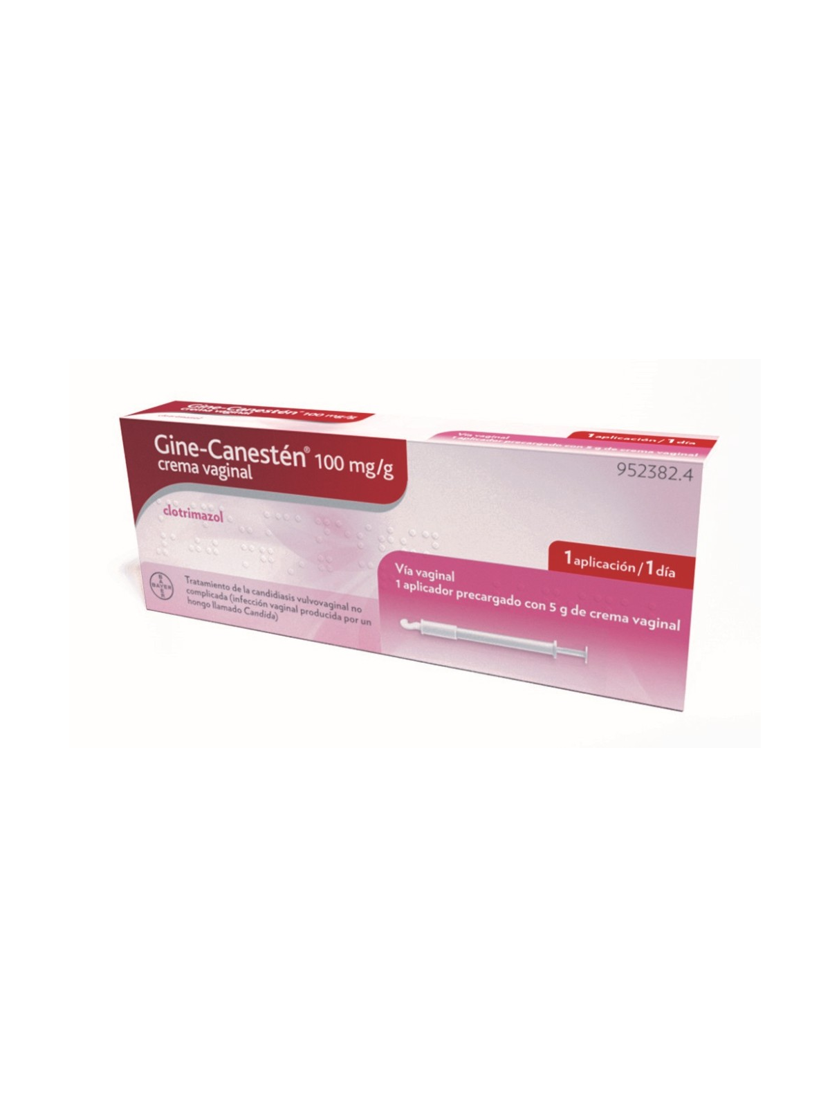 GINE-CANESTEN 100 MG/G CREMA VAGINAL 1 TUBO 5 G