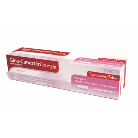 GINE-CANESTEN 20 MG/G CREMA VAGINAL 1 TUBO 20 G