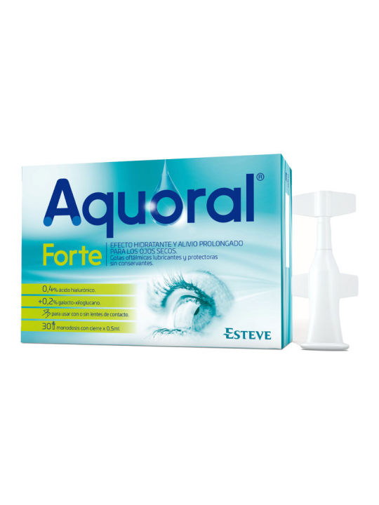AQUORAL FORTE C/ A HIALURONICO 0.4% 30 MONOD 0.5