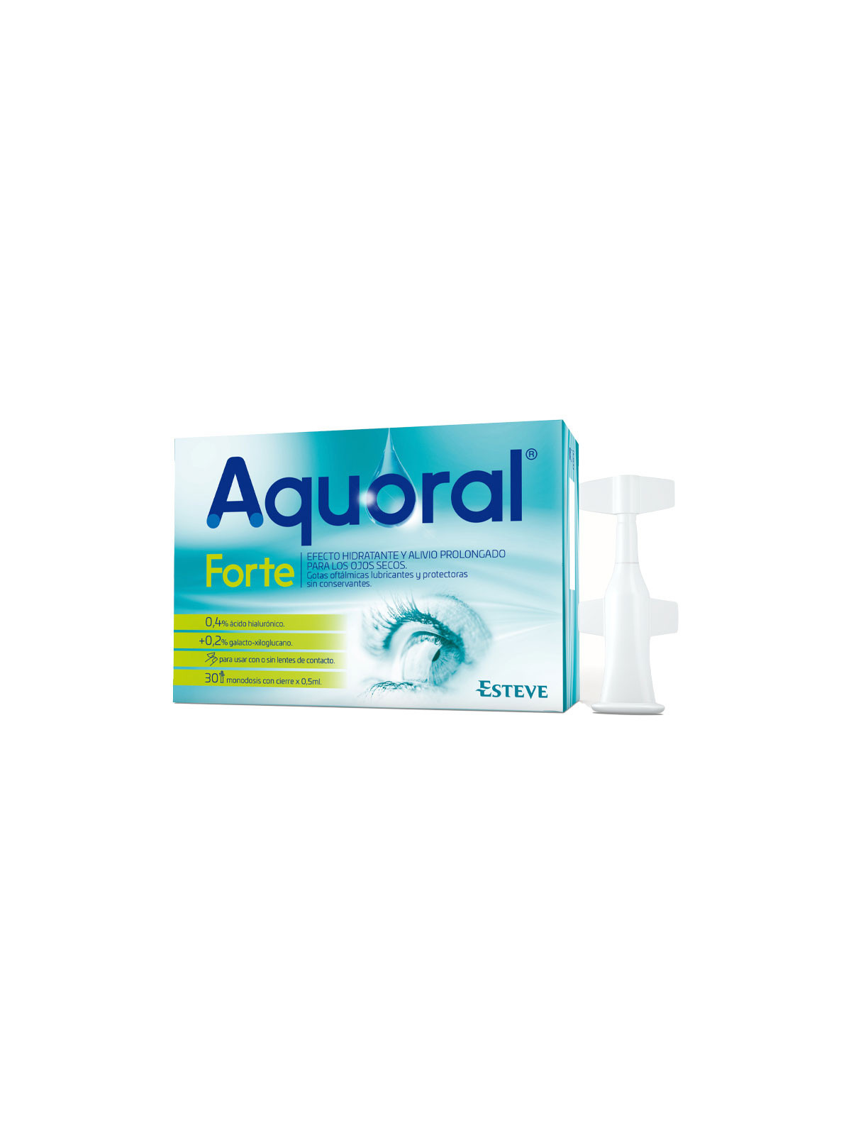AQUORAL FORTE C/ A HIALURONICO 0.4% 30 MONOD 0.5