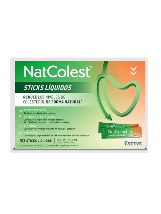 NATCOLEST 30 STICKS LIQUIDOS 25 ML
