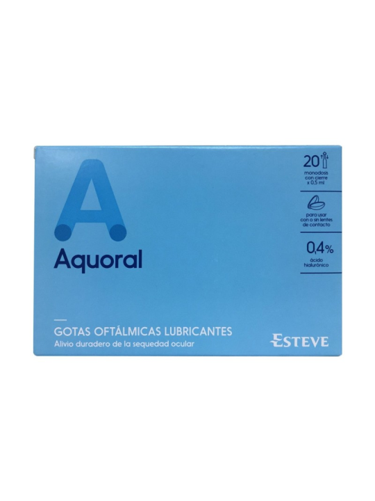 AQUORAL C/AC HIALURONICO 0,4%  20 MONOD 0.5 ML