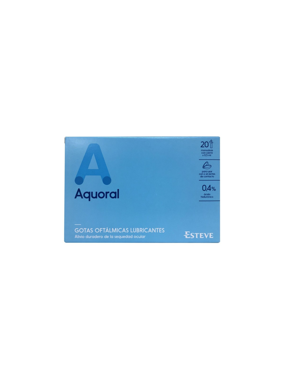 AQUORAL C/AC HIALURONICO 0,4%  20 MONOD 0.5 ML