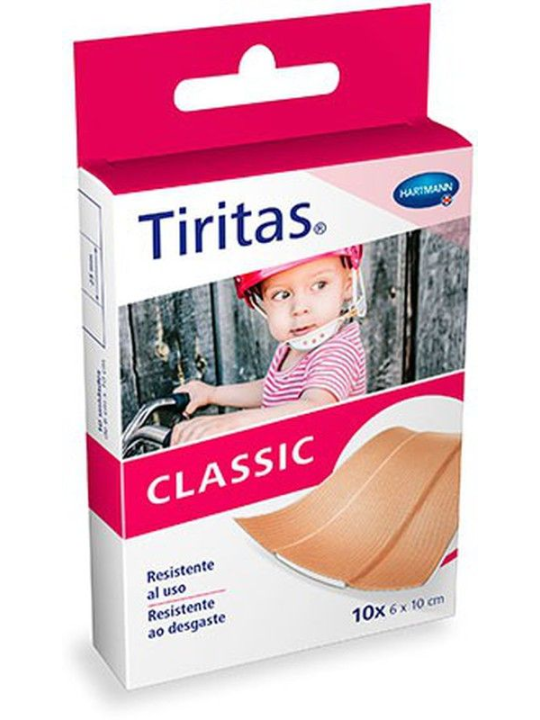 TIRITAS CLASSIC APOSITO ADHESIVO 1 M X 6 CM 10 U