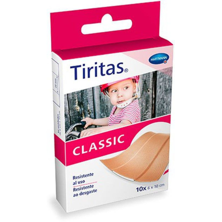 TIRITAS CLASSIC APOSITO ADHESIVO 1 M X 6 CM 10 U