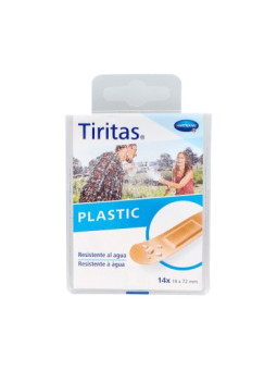 TIRITAS PLASTIC APOSITO ADHESIVO 19 X 72 14 U