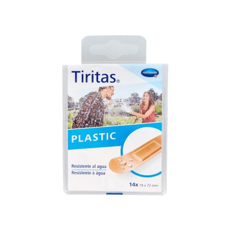 TIRITAS PLASTIC APOSITO ADHESIVO 19 X 72 14 U