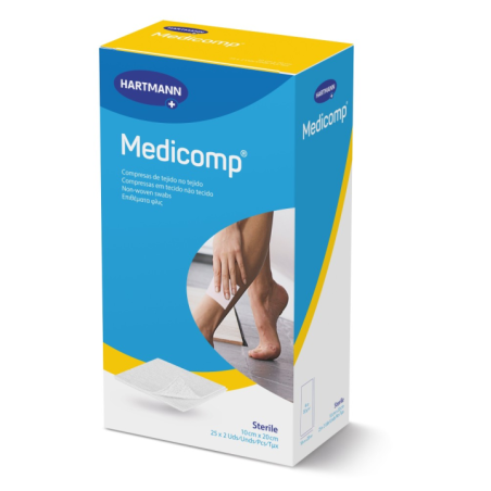 MEDICOMP COMPRESAS APOSITO ESTERIL 10X20 25 UN