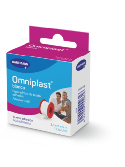 ESPARADRAPO OMNIPLAST TELA 5X2.5 CM