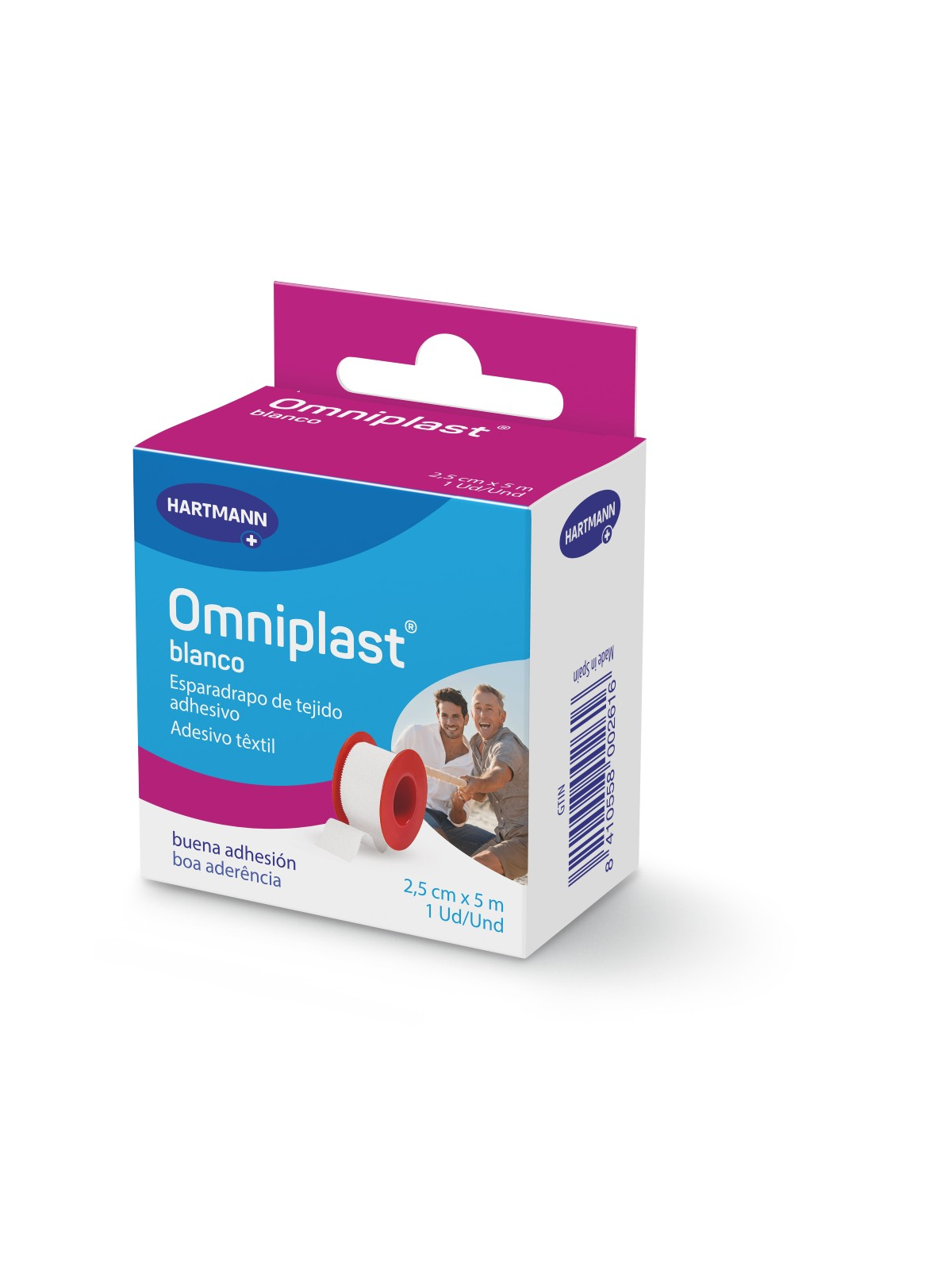 ESPARADRAPO OMNIPLAST TELA 5X2.5 CM