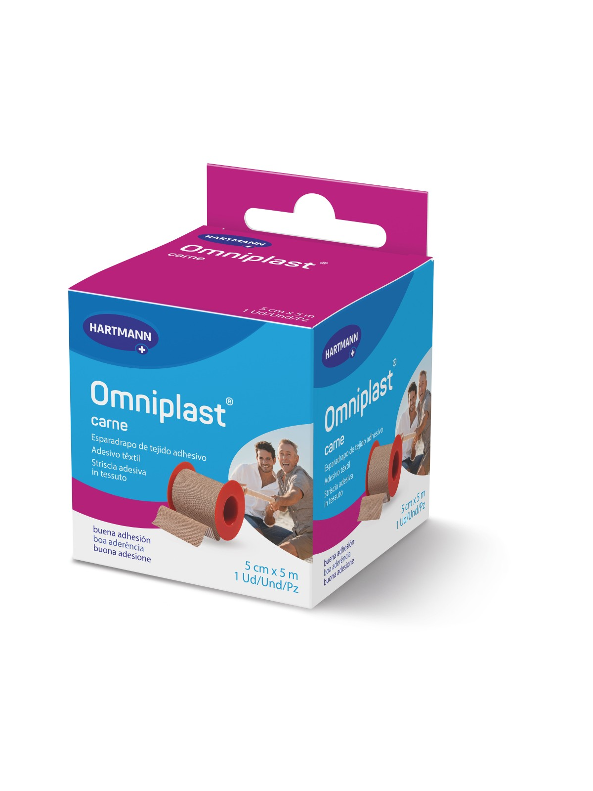 ESPARADRAPO OMNIPLAST TELA 5X5 CM