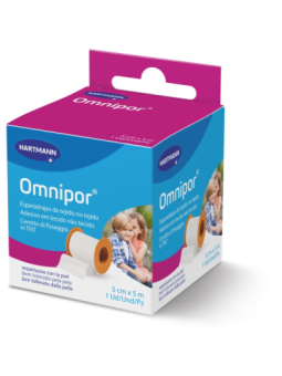 ESPARADRAPO HIPOALERGICO OMNIPOR PAPEL 5 X5