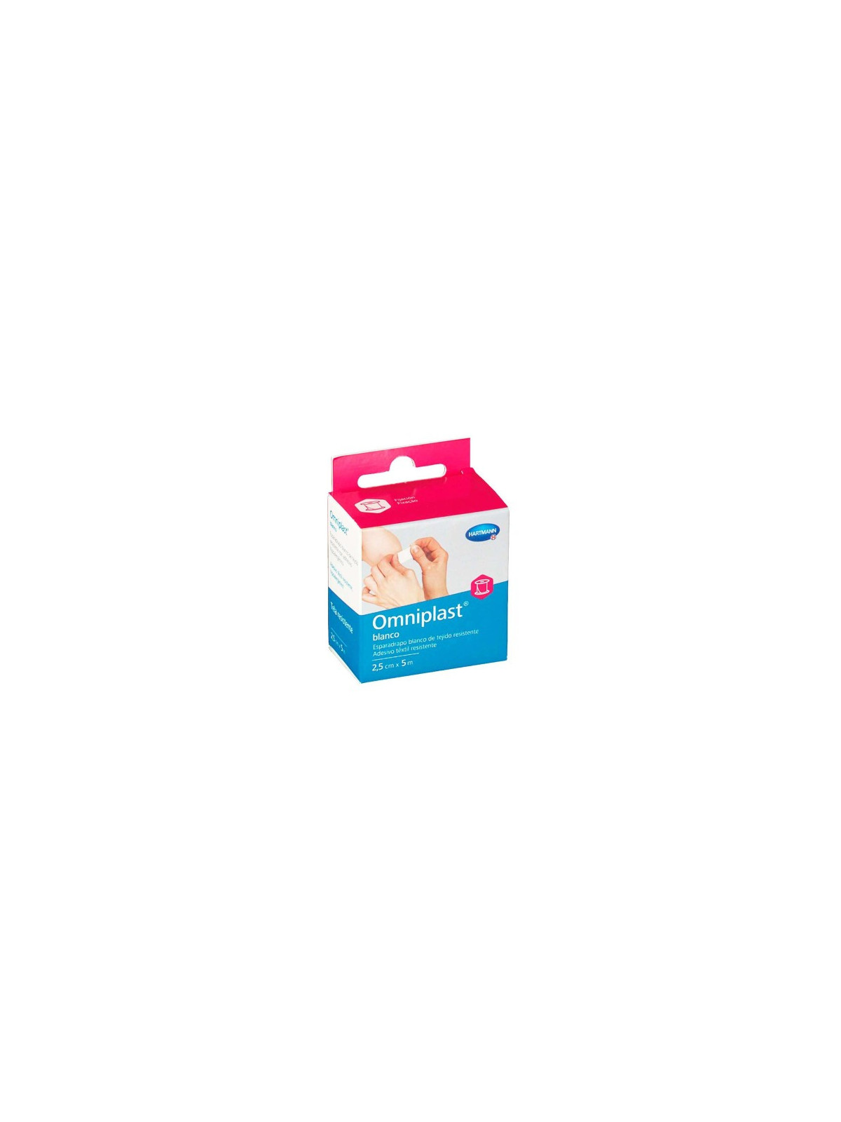 ESPARADRAPO OMNIPLAST TELA BLANCO  2.5 X 5 CM