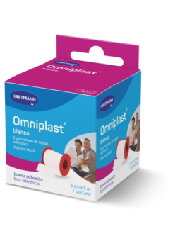 ESPARADRAPO OMNIPLAST TELA BLANCO 5 CMX5 M