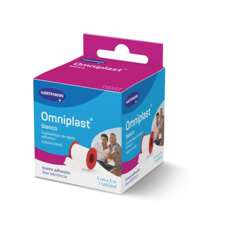 ESPARADRAPO OMNIPLAST TELA BLANCO 5 CMX5 M