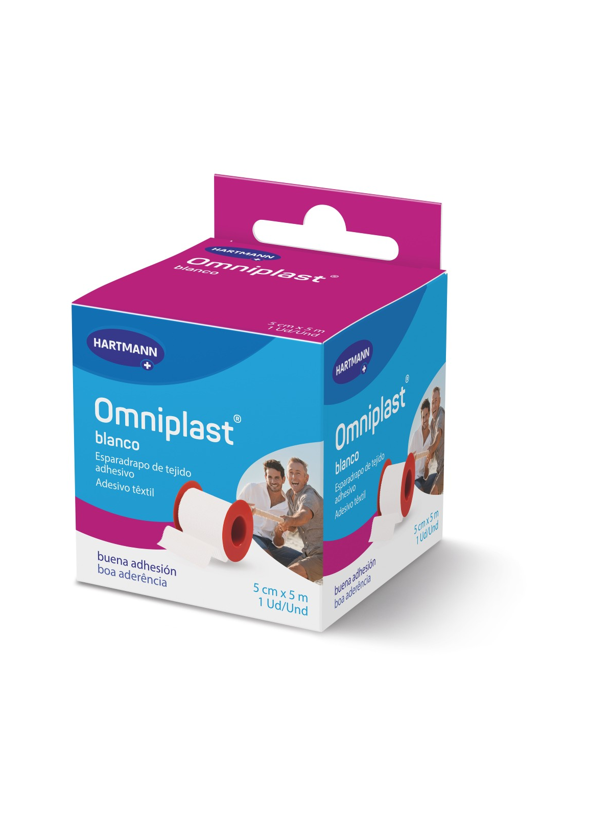 ESPARADRAPO OMNIPLAST TELA BLANCO 5 CMX5 M