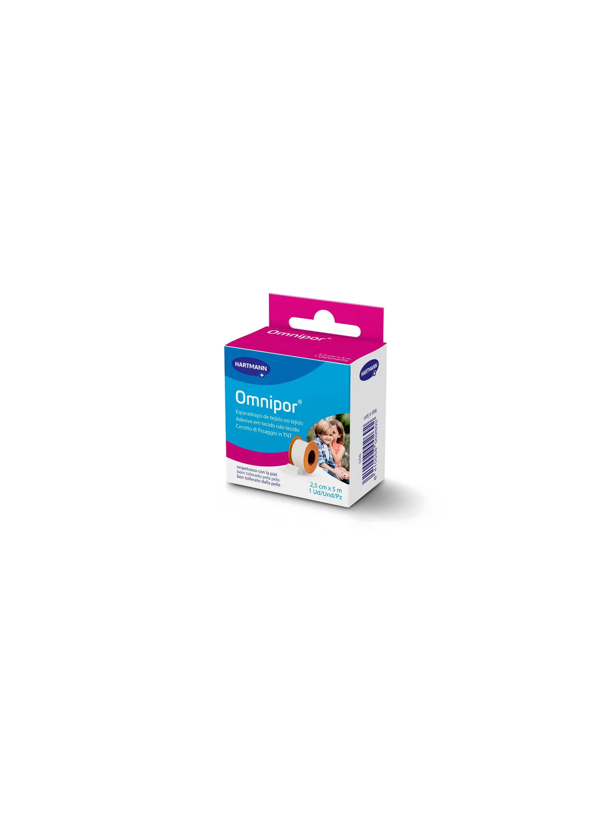 ESPARADRAPO OMNIPOR DE PAPEL 5 X2,5 C/DISPENSADO