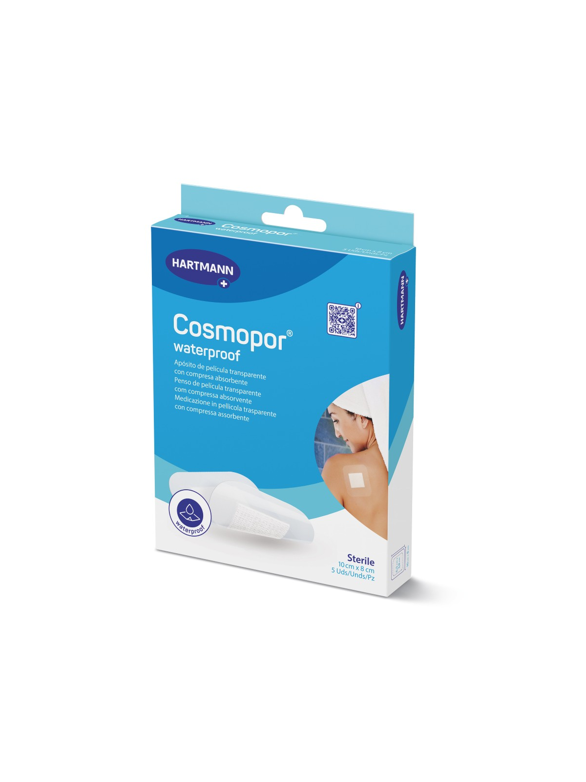 HARTMANN COSMOPOR WATERPROOF APOSITO 10X8CM 5UDS