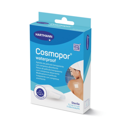 HARTMANN COSMOPOR WATERPROOF APOSITO7.2X5CM 5UDS