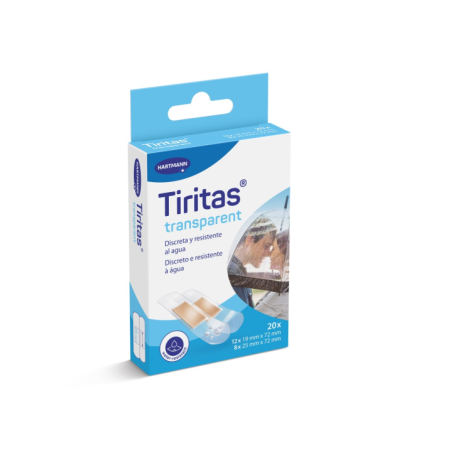 TIRITAS APOSITO ADHESIVO TRANSPARENTE 2 TAMAÑOS