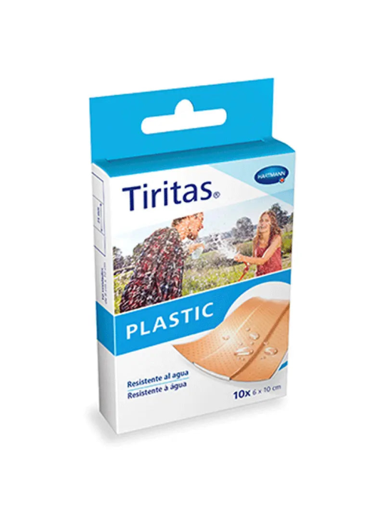 TIRITAS PLASTIC ELASTIC RECORTABLES 10X6 10 UDS