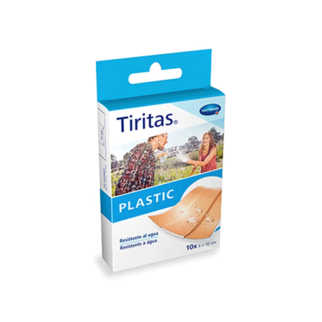 TIRITAS PLASTIC ELASTIC RECORTABLES 10X6 10 UDS