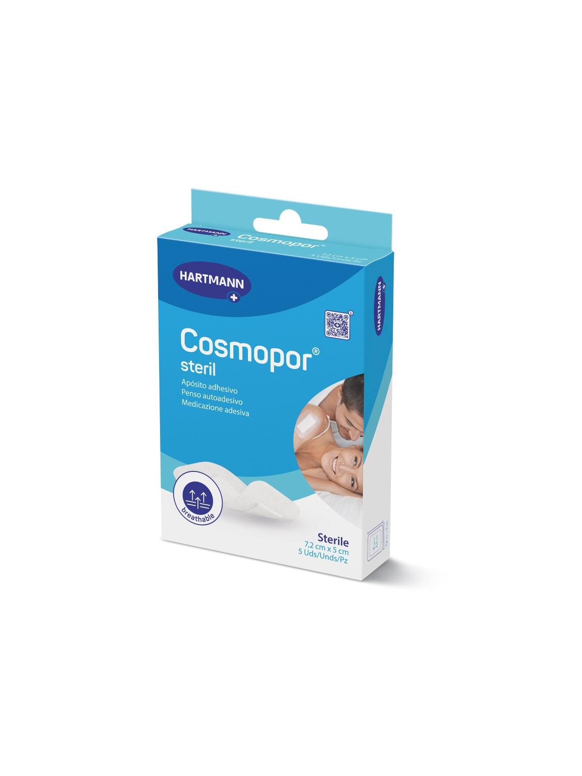 HARTMANN COSMOPOR STERIL APOSITO 7.2X5CM 5 UDS