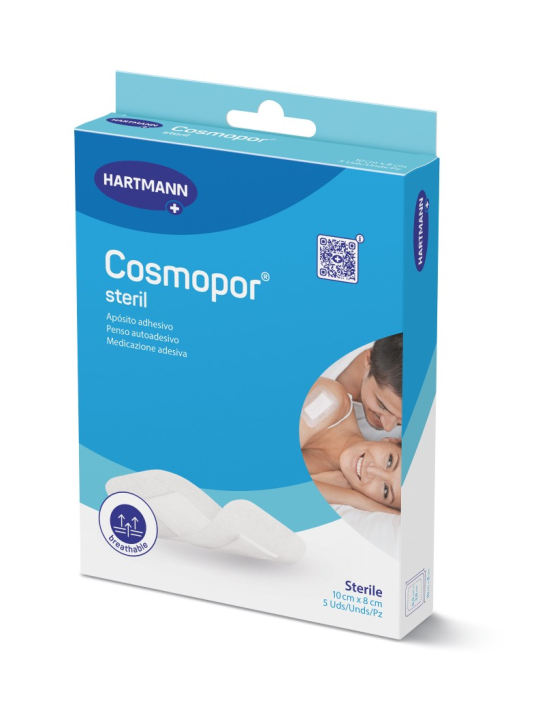 HARTMANN COSMOPOR STERIL APOSITO 10X8CM  5 UDS