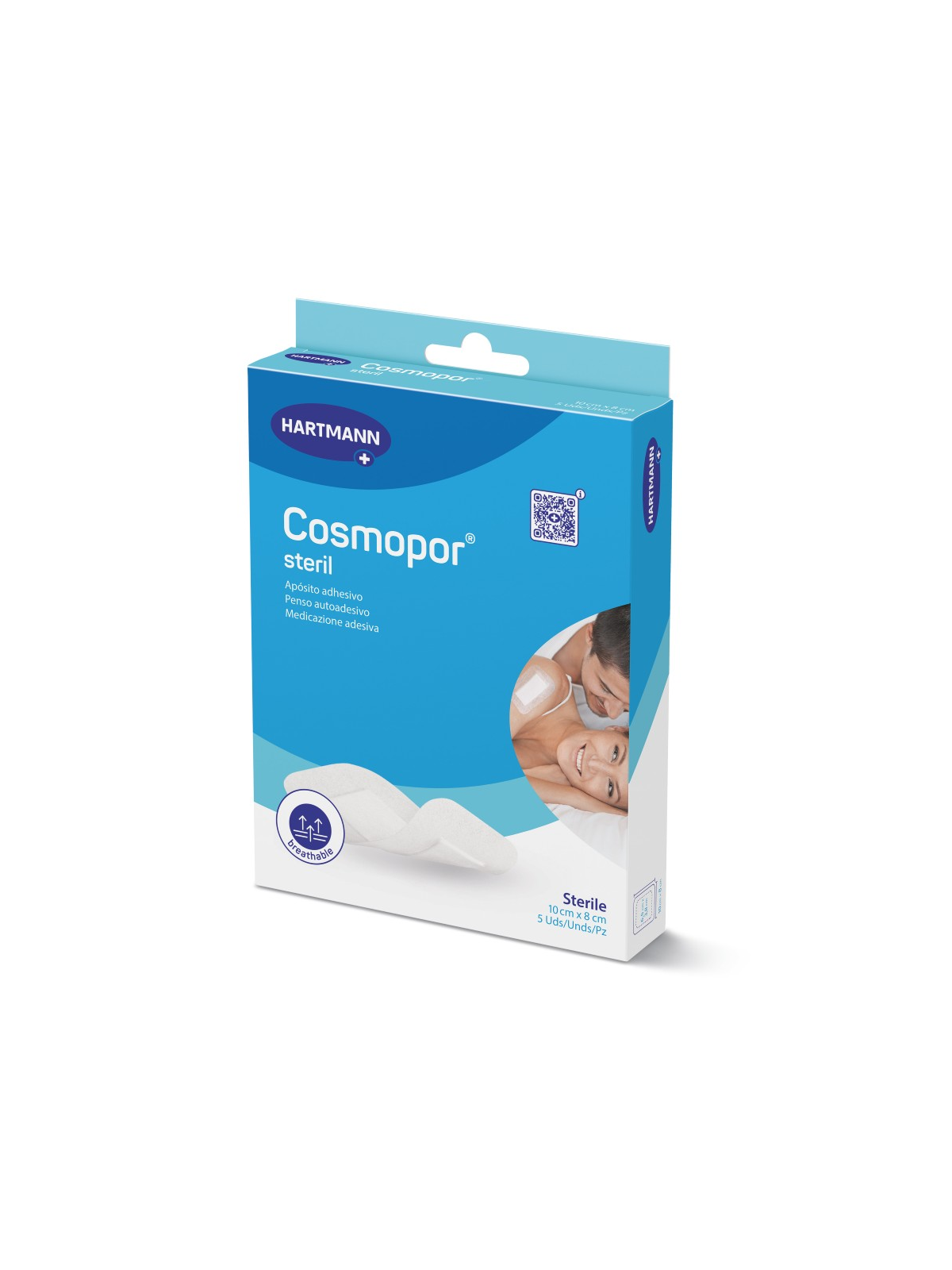 HARTMANN COSMOPOR STERIL APOSITO 10X8CM  5 UDS