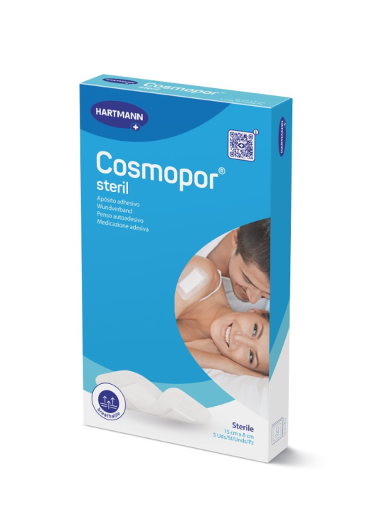HARTMANN COSMOPOR STERIL APOSITO 15X8CM 5 UDS