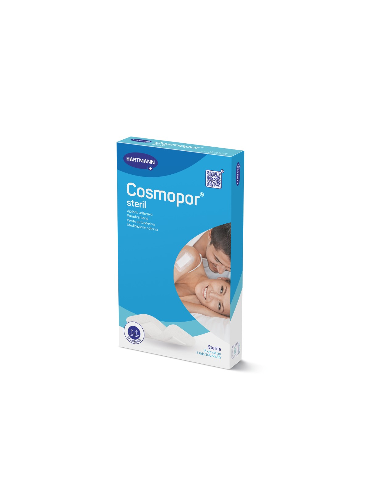 HARTMANN COSMOPOR STERIL APOSITO 15X8CM 5 UDS