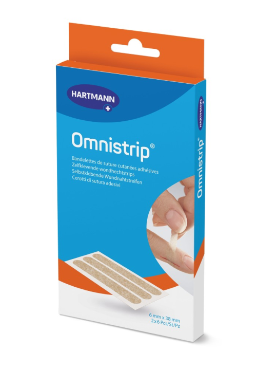OMNISTRIP SUTURA CUTANEA ESTERI 6 MM X 38 MM 12U