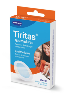 TIRITAS MEDICAL QUEMADURAS 4.5 X 6.5 CM 8 UNIDAD